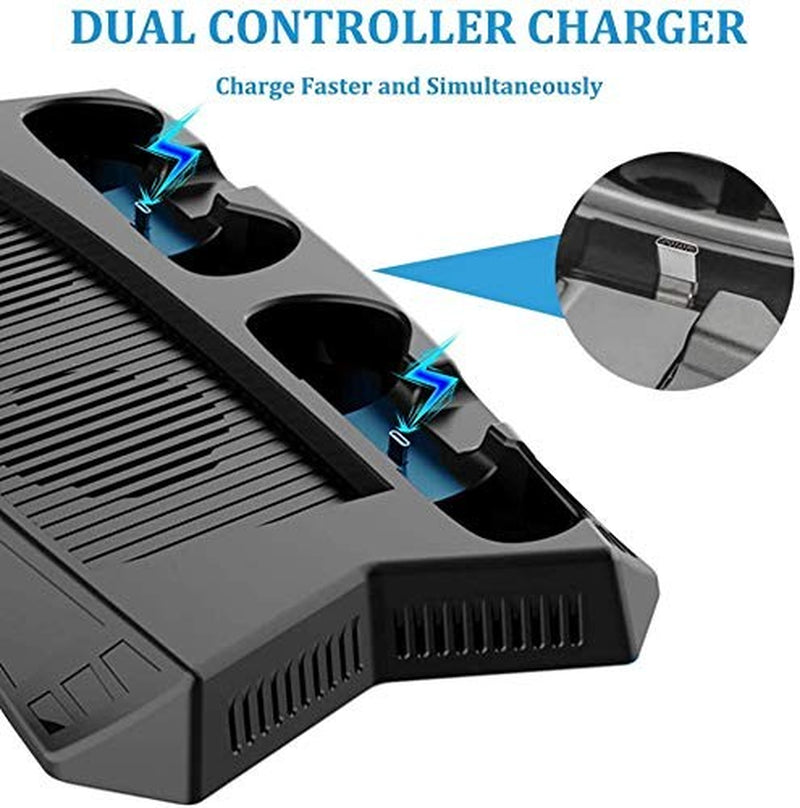 Vertical Stand with Cooling Fan for Play Station 5 and Ps 5 Digital Ed