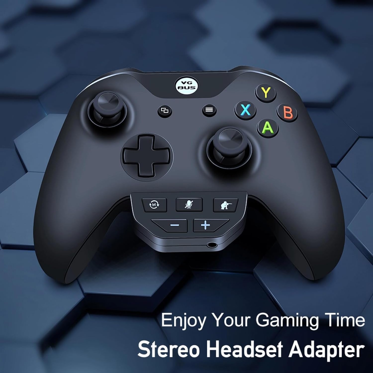 Headphone Adapter, Controller Audio Adapter, 3.5 Mm Audio Port, for Xbox One Wireless Gamepad(Black)