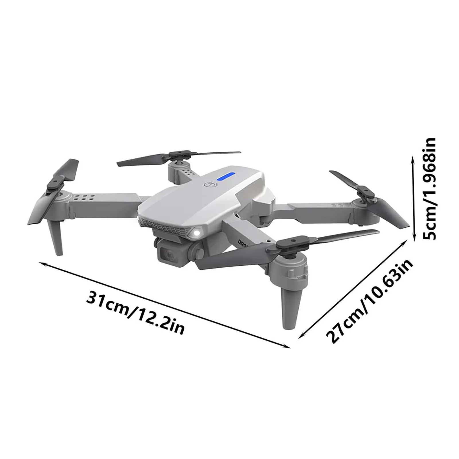 Folding Drone with 1080P Hd Camera Aerial Rc Quadcopter Altitude Hold Headless Mode Start Speed Adjustment Remote Control UAV Toys Gifts for Boys Girls