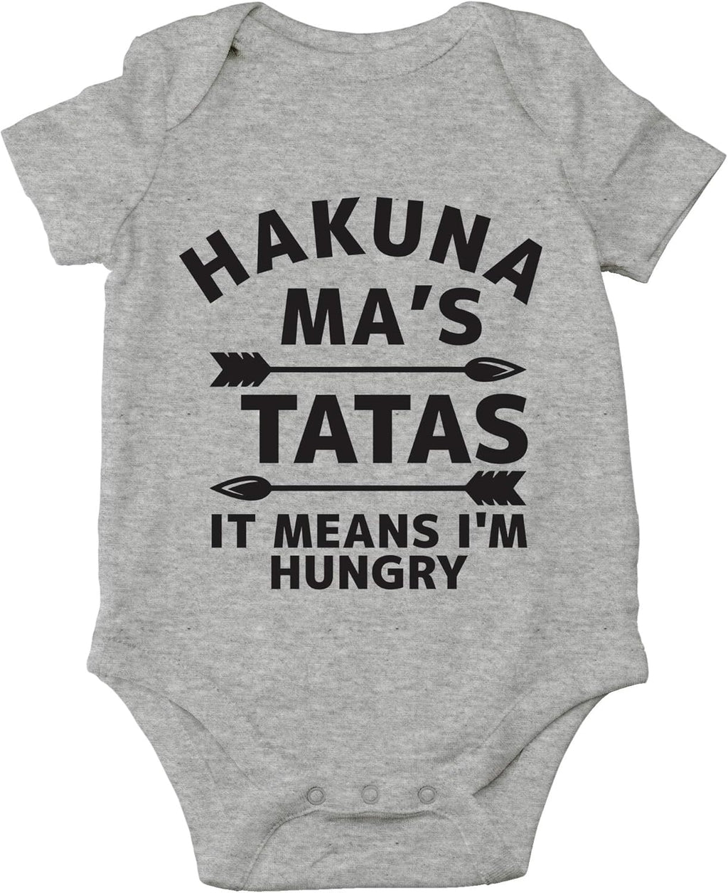 Hakuna Ma'S Tatas It Means I'M Hungry Baby Bodysuit Funny Cute Adorable Newborn Romper Clothing