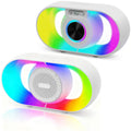 Portable Bluetooth Speaker, Wireless MP3 Music Player with RGB Lighting, Tf-Card Wireless BT 5.3 Dual Stereo Pairing Wireless Speaker for Outdoor, Home, Party, Beach, Shower